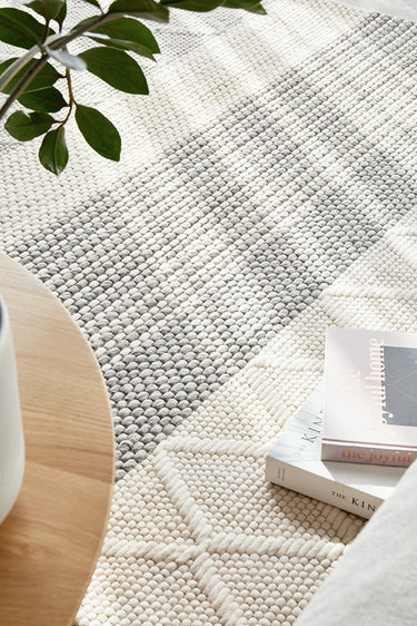 Blake Modern Multi-Colour Textured Wool Rug